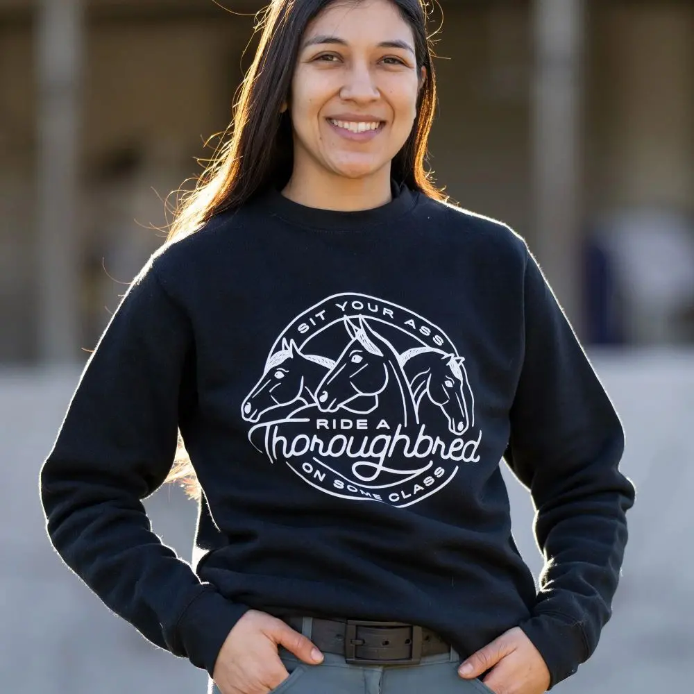 Dapplebay Ride A Thoroughbred Sweatshirt 1
