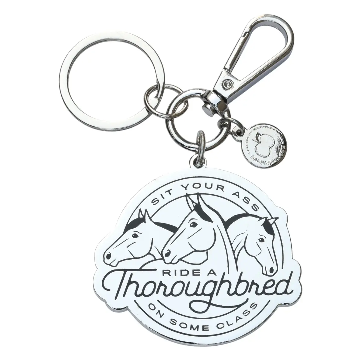 Dapplebay Ride A Thoroughbred - Keychain 1