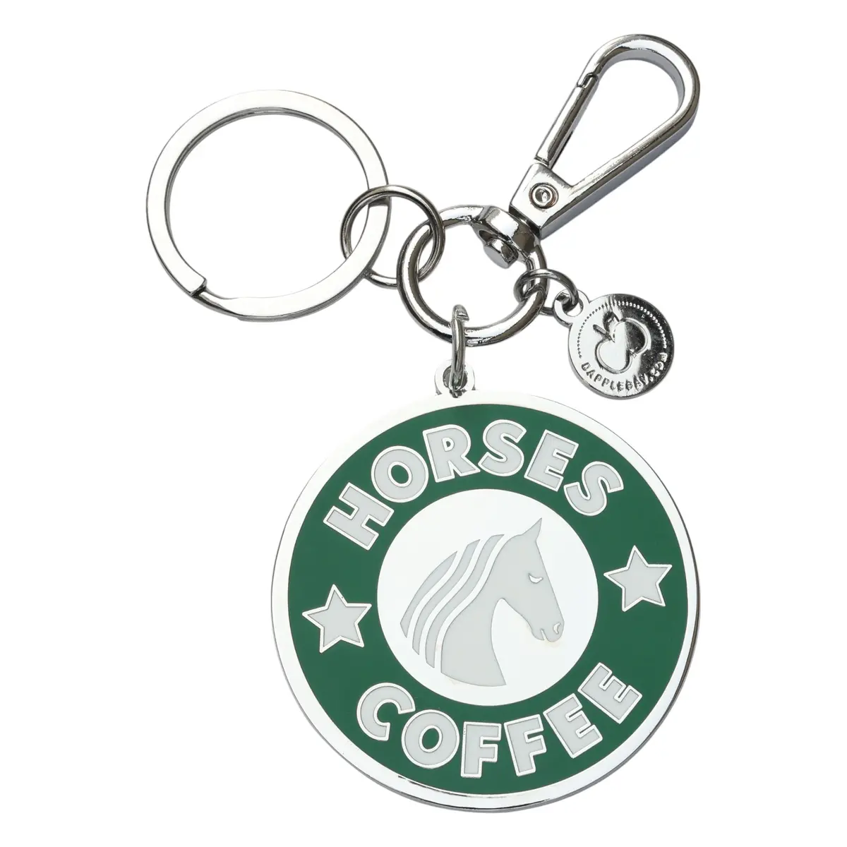 Dapplebay Horses & Coffee - Keychain 1