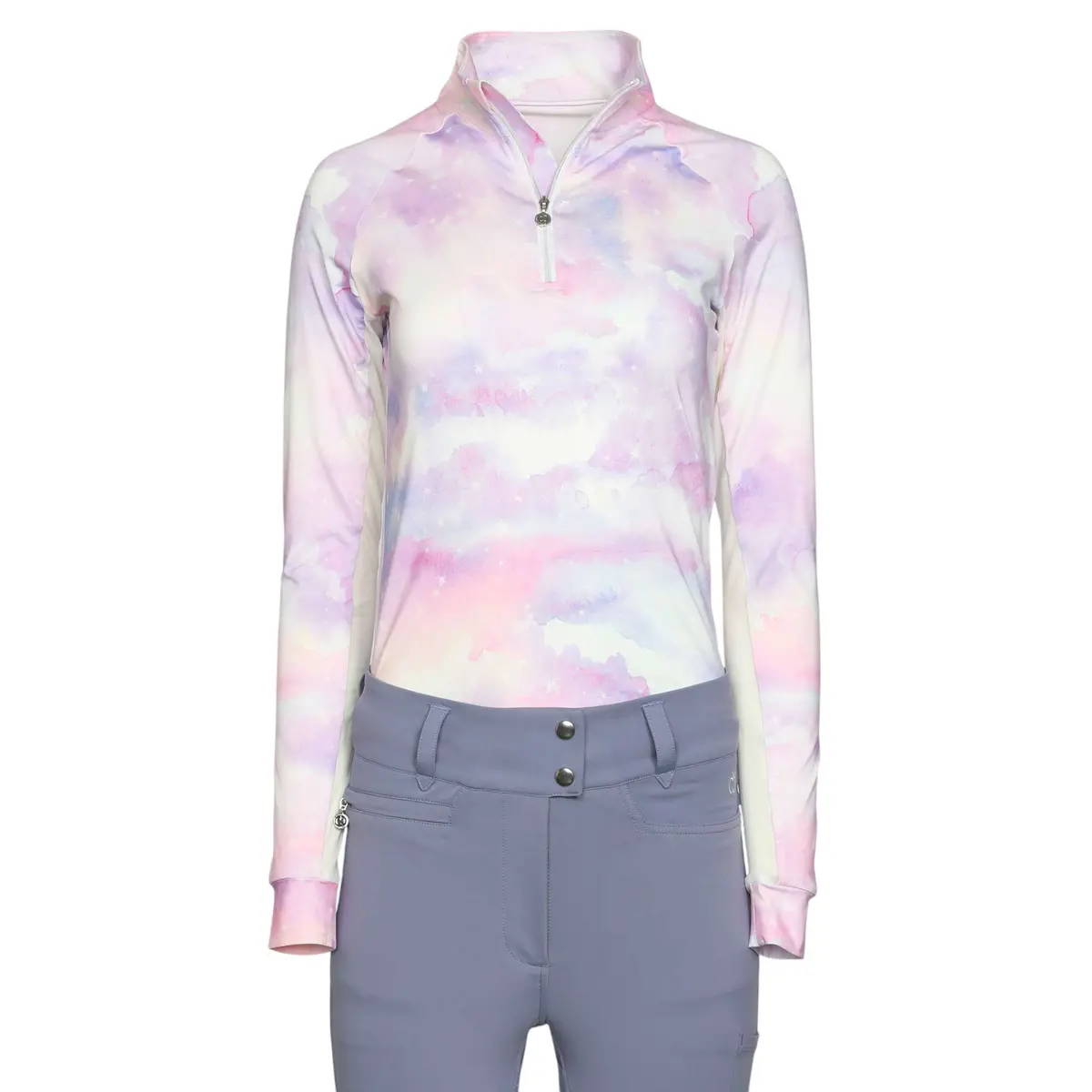 Dapplebay Lavender Haze 1/4 Zip Light Riding Top 1