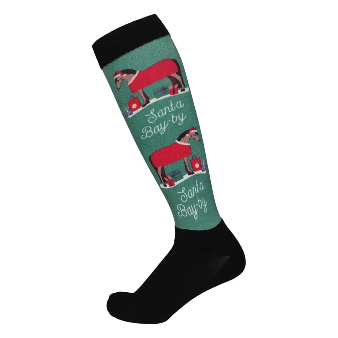 Dapplebay Santa Bay-By Slick Boot Socks 1