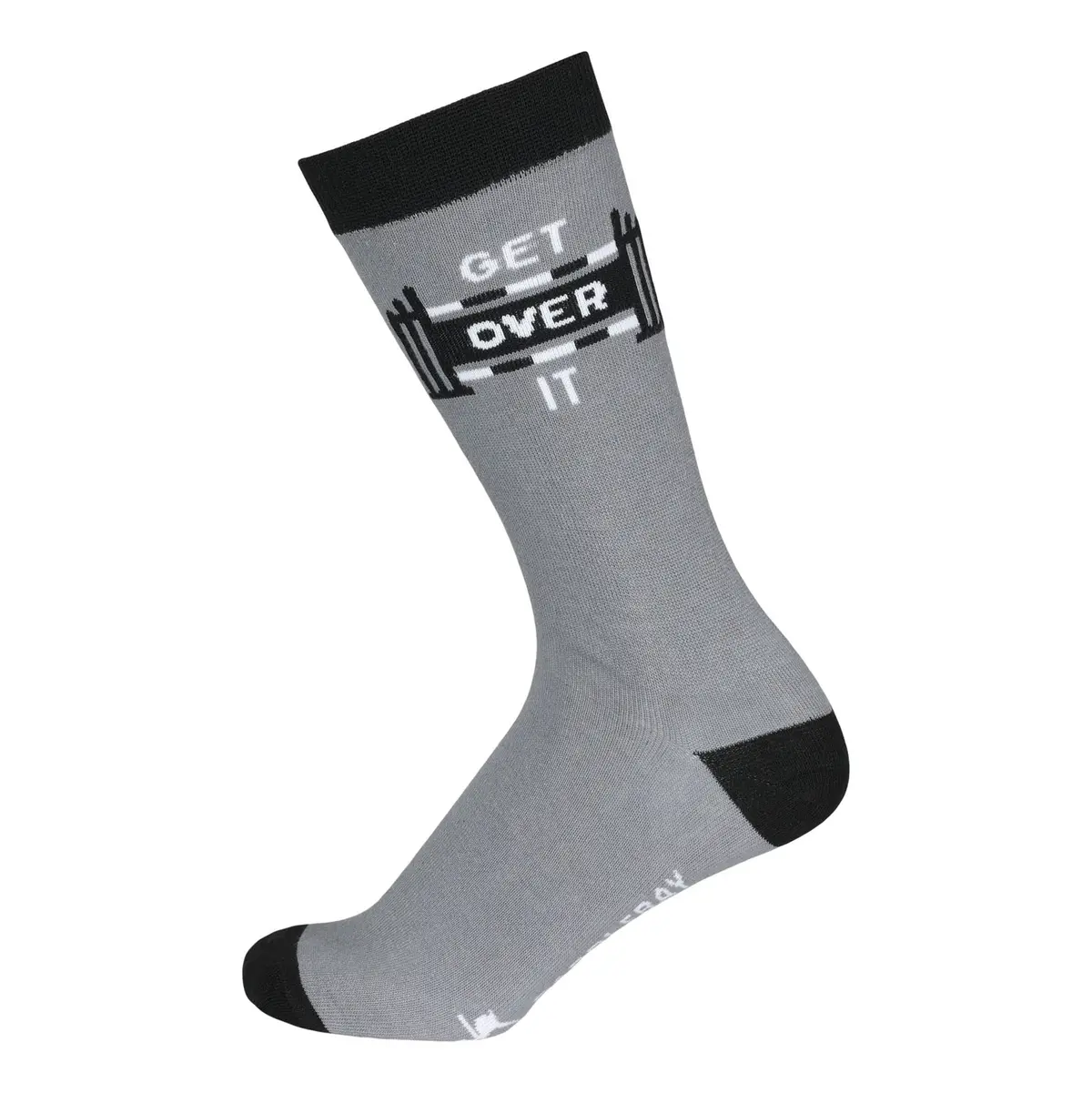 Dapplebay  Knit Crew Socks-Get Over It 1