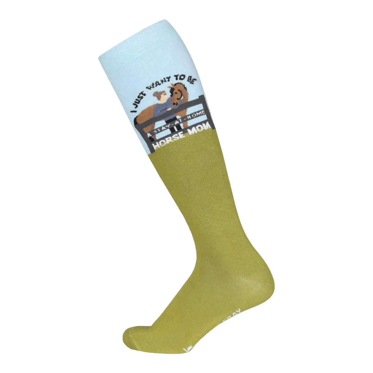 Dapplebay  Knit Boot Socks-Horse Mom 1