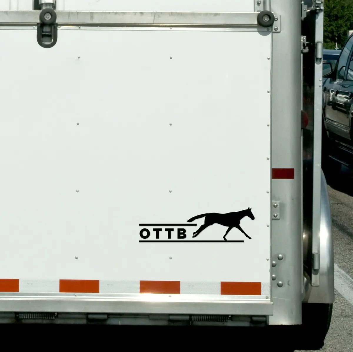 Dapplebay Ottb - Vinyl Decal-Black 1