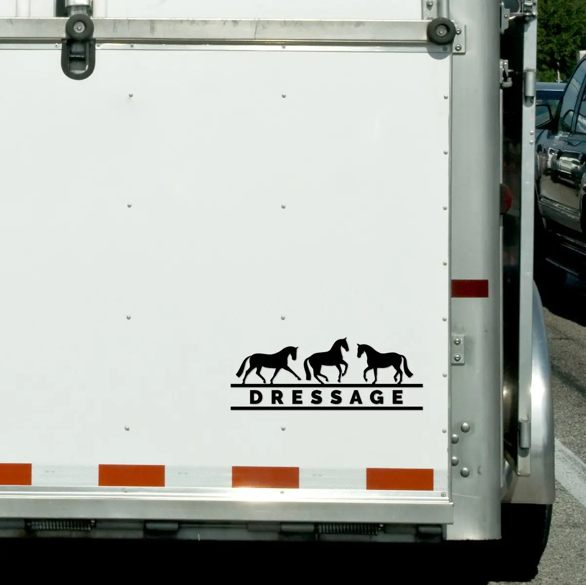 Dapplebay Dressage - Vinyl Decal-Black 1