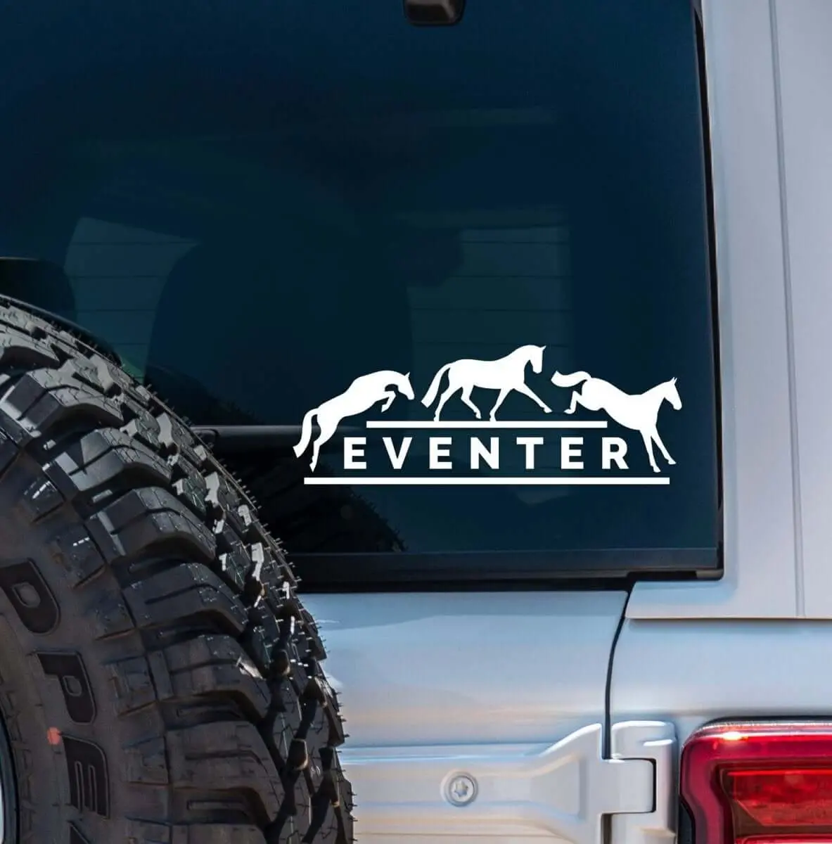 Dapplebay Eventer - Vinyl Decal-White 1