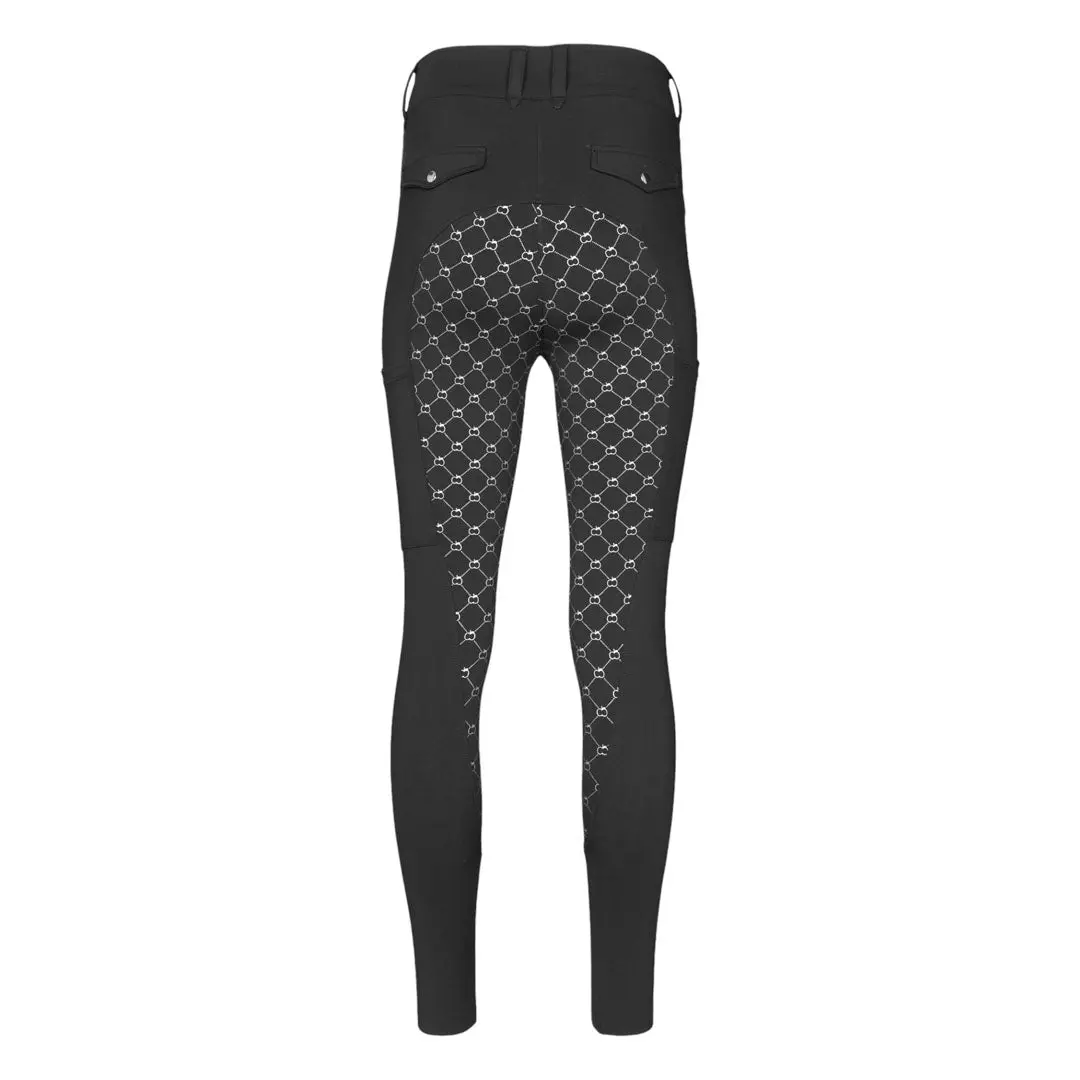Dapplebay Compression Full Seat Breeches-Black 2
