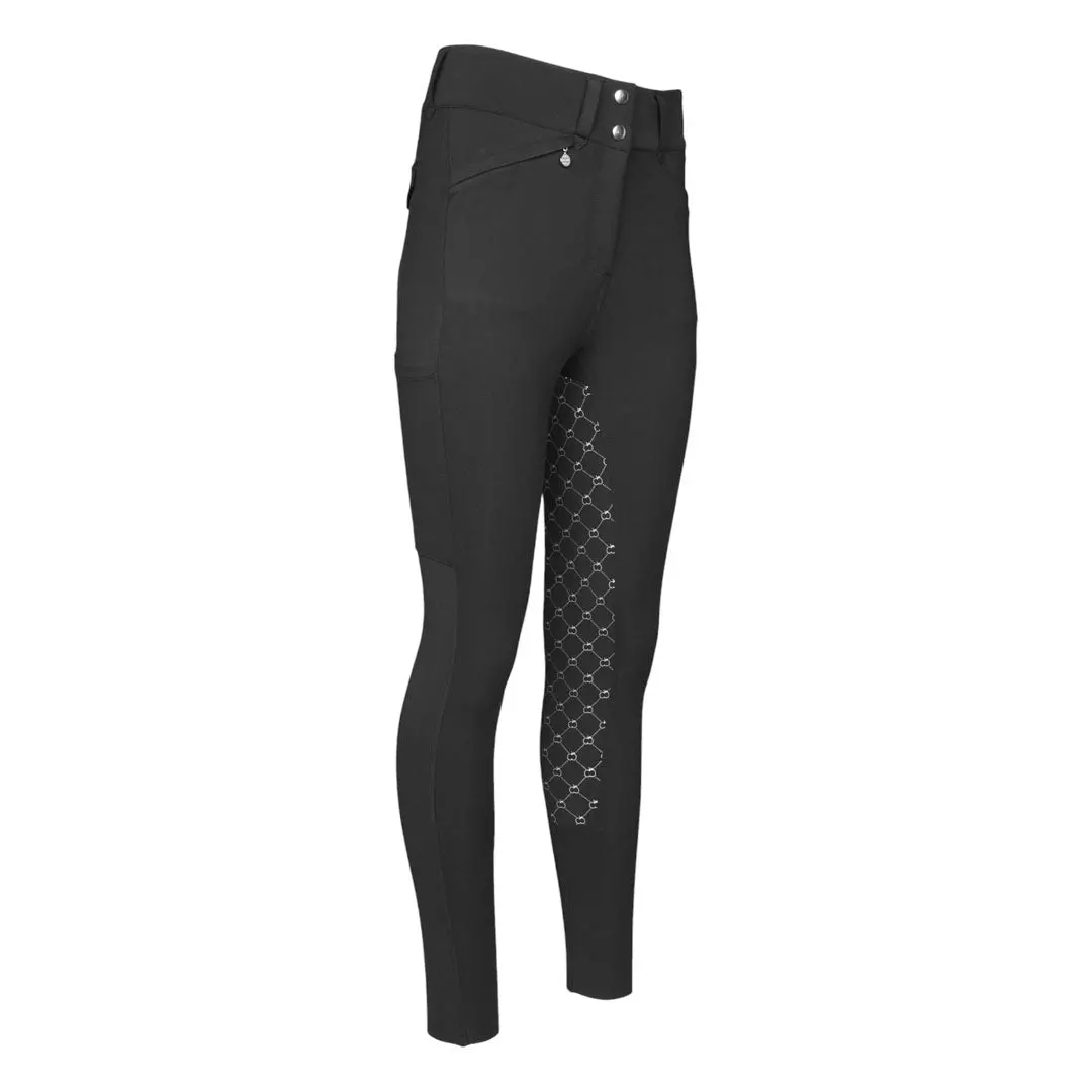 Dapplebay Compression Full Seat Breeches-Black 3