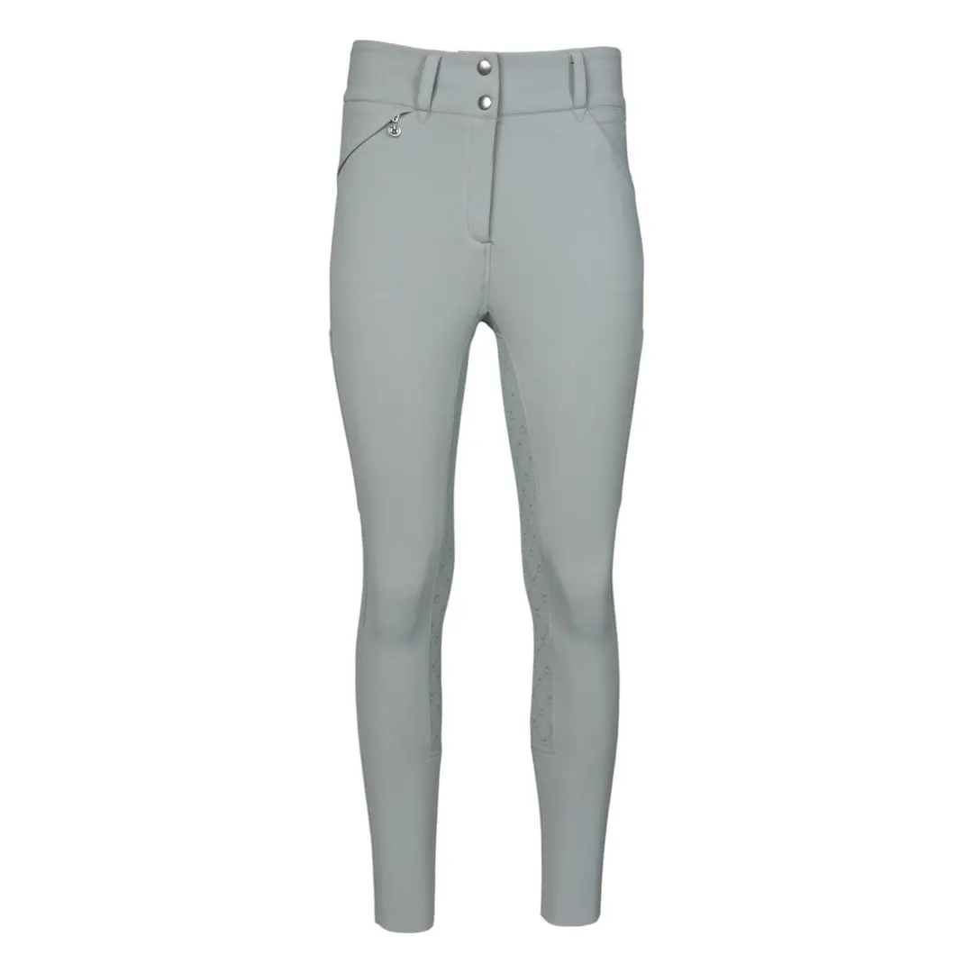 Dapplebay Compression Full Seat Breeches-Grey 1