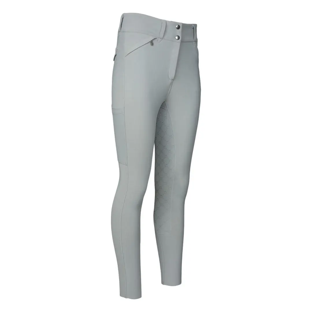 Dapplebay Compression Full Seat Breeches-Grey 4