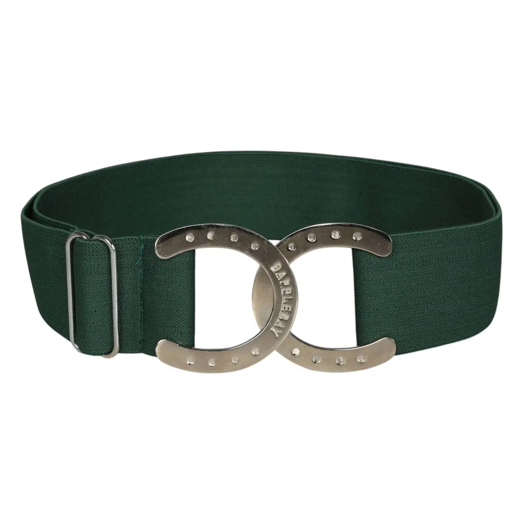 Dapplebay Horse Shoe Elastic Belt-Evergreen 1