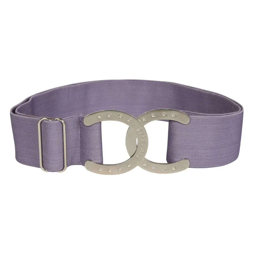 Dapplebay Horse Shoe Elastic Belt-Lavender 1