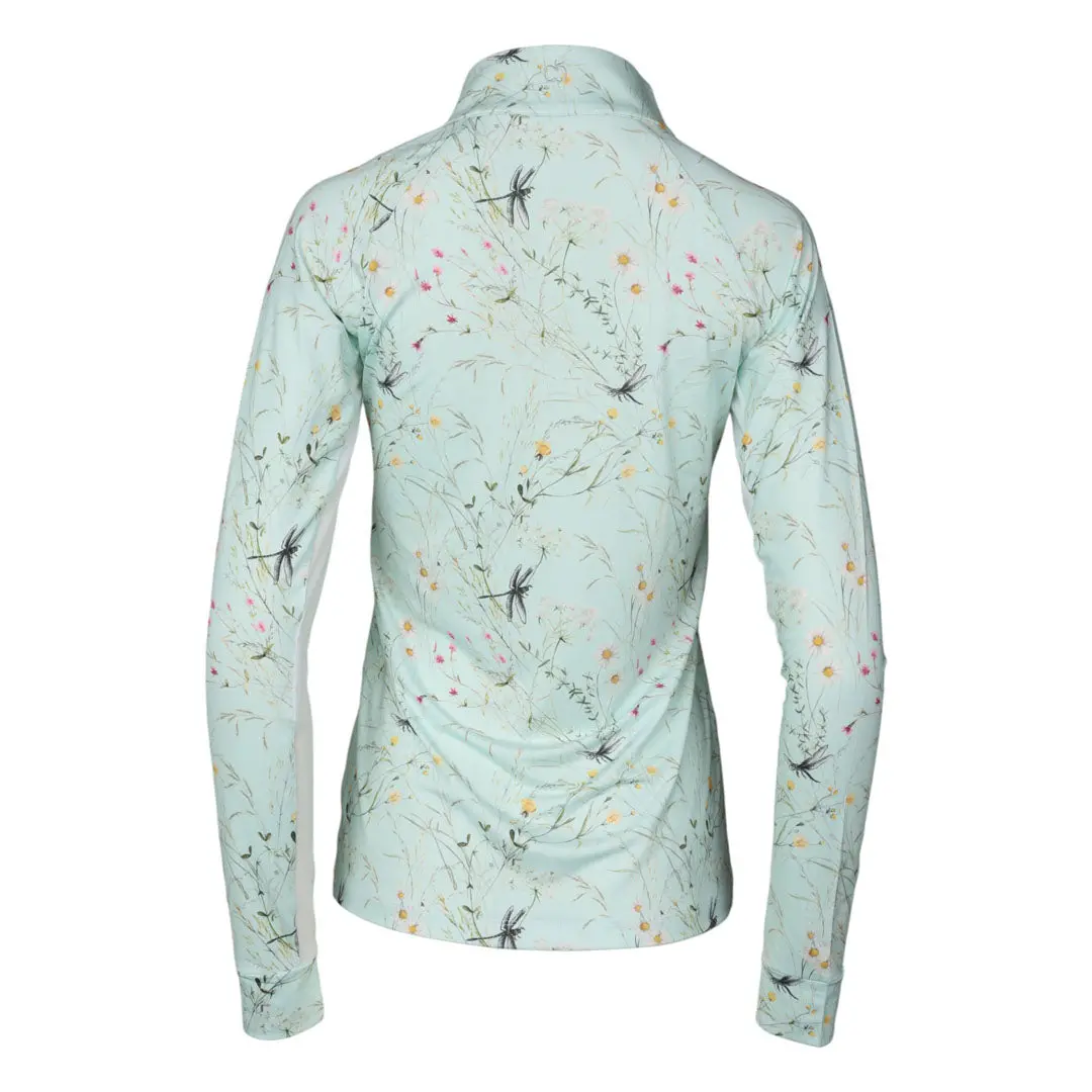 Dapplebay Dragonfly Meadow 1/4 Zip Riding Top - Long Sleeve 3