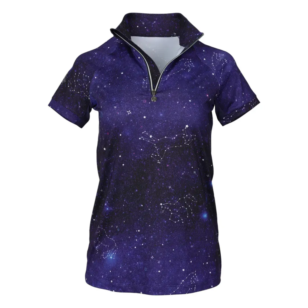Dapplebay Constellation 1/4 Zip Light Riding Top-Short Sleeve 1