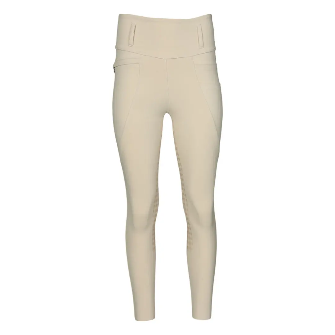 Dapplebay Kids Gingham Essential Full Seat Tights - Tan 1