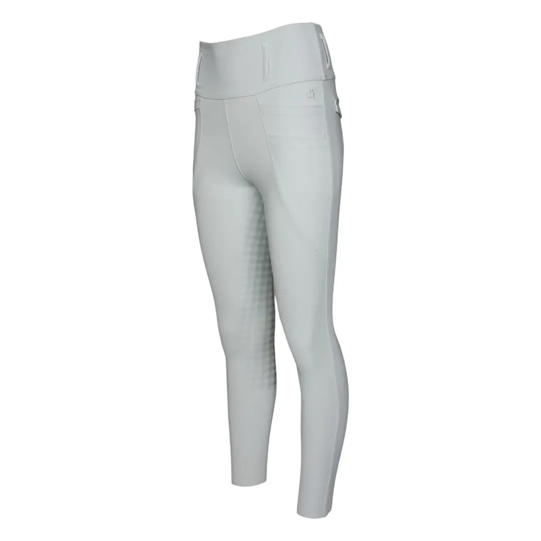Dapplebay Kids Gingham Essential Full Seat Tights-Light Grey 2