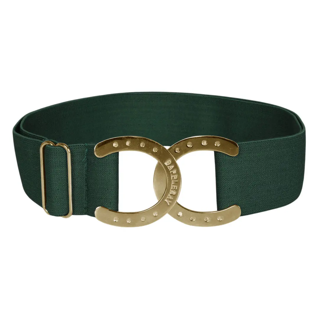 Dapplebay Horse Shoe Elastic Belt-Evergreen 2