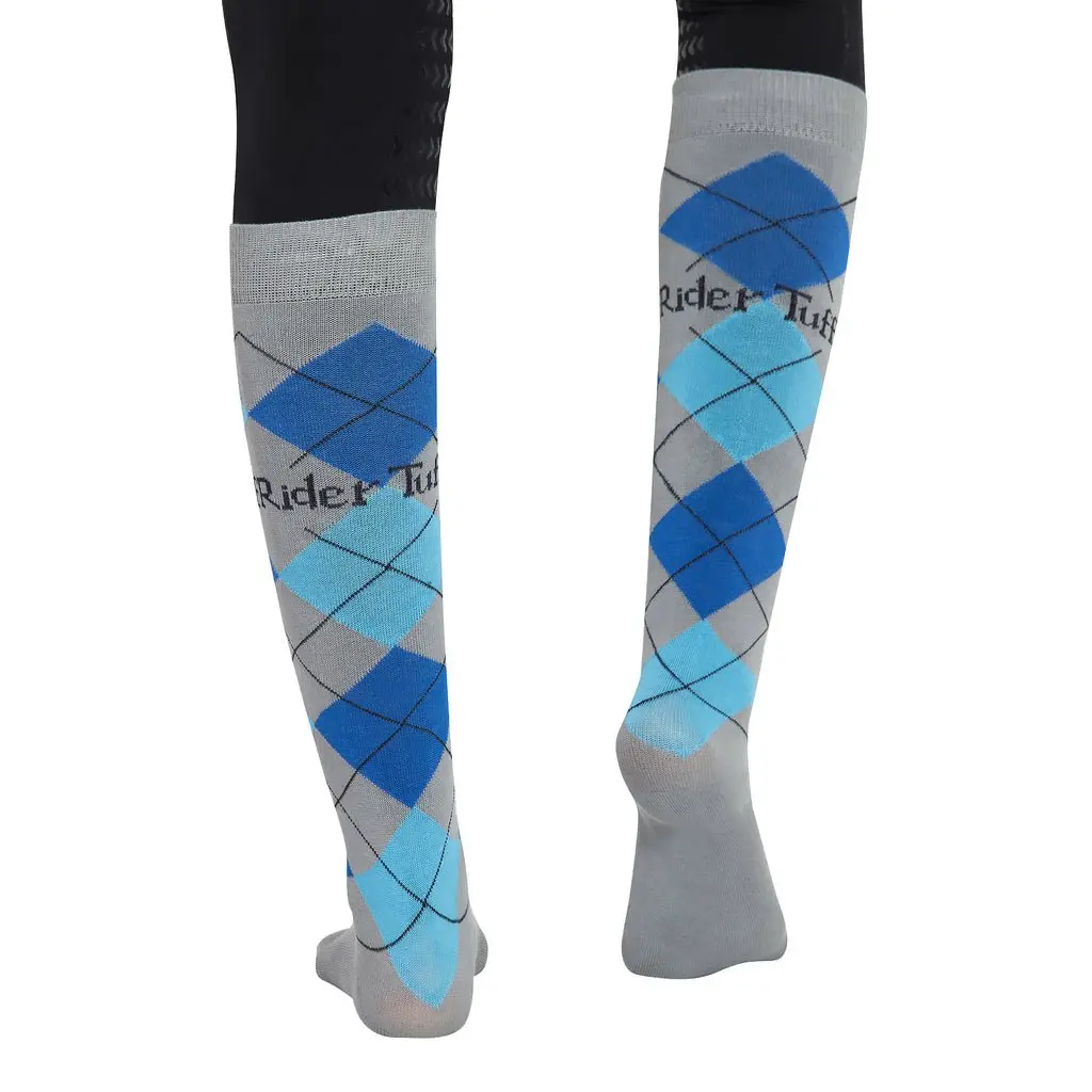 Tuffrider Argyle Knee Hi Socks 4