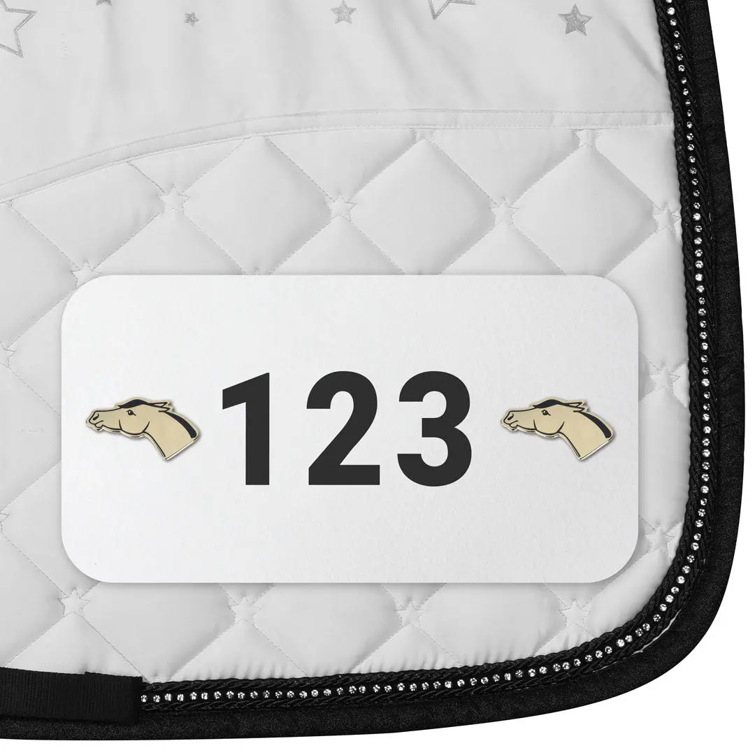 Dapplebay Horse Show Number Pins - Moody Mare 1