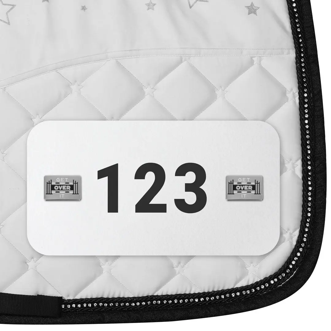 Dapplebay Horse Show Number Pins - Get Over It 1