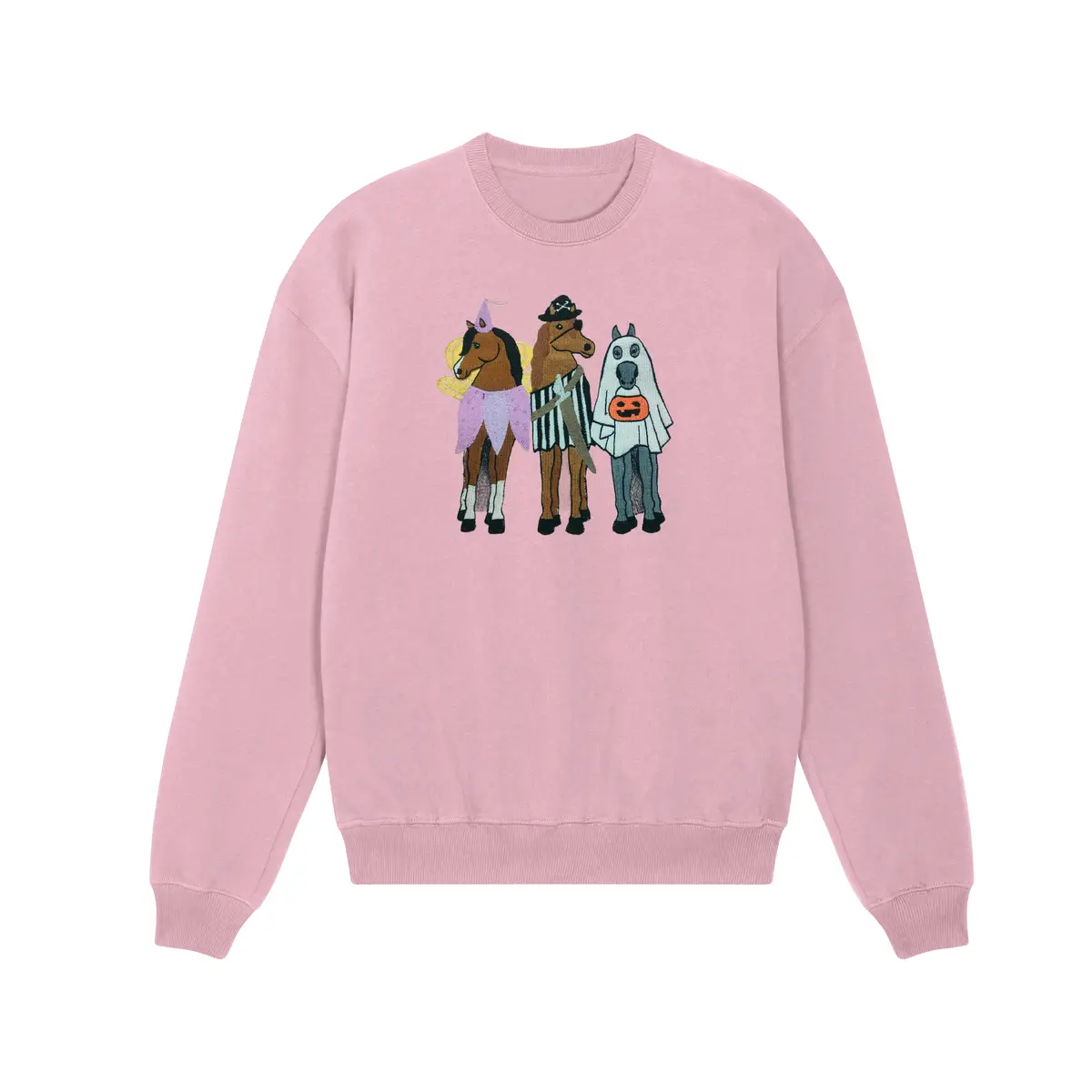 Dapplebay Ladies Trick Or Treat Sweatshirt 1