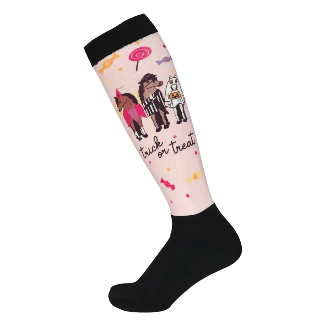 Dapplebay Trick Or Treat Slick Boot Socks 1