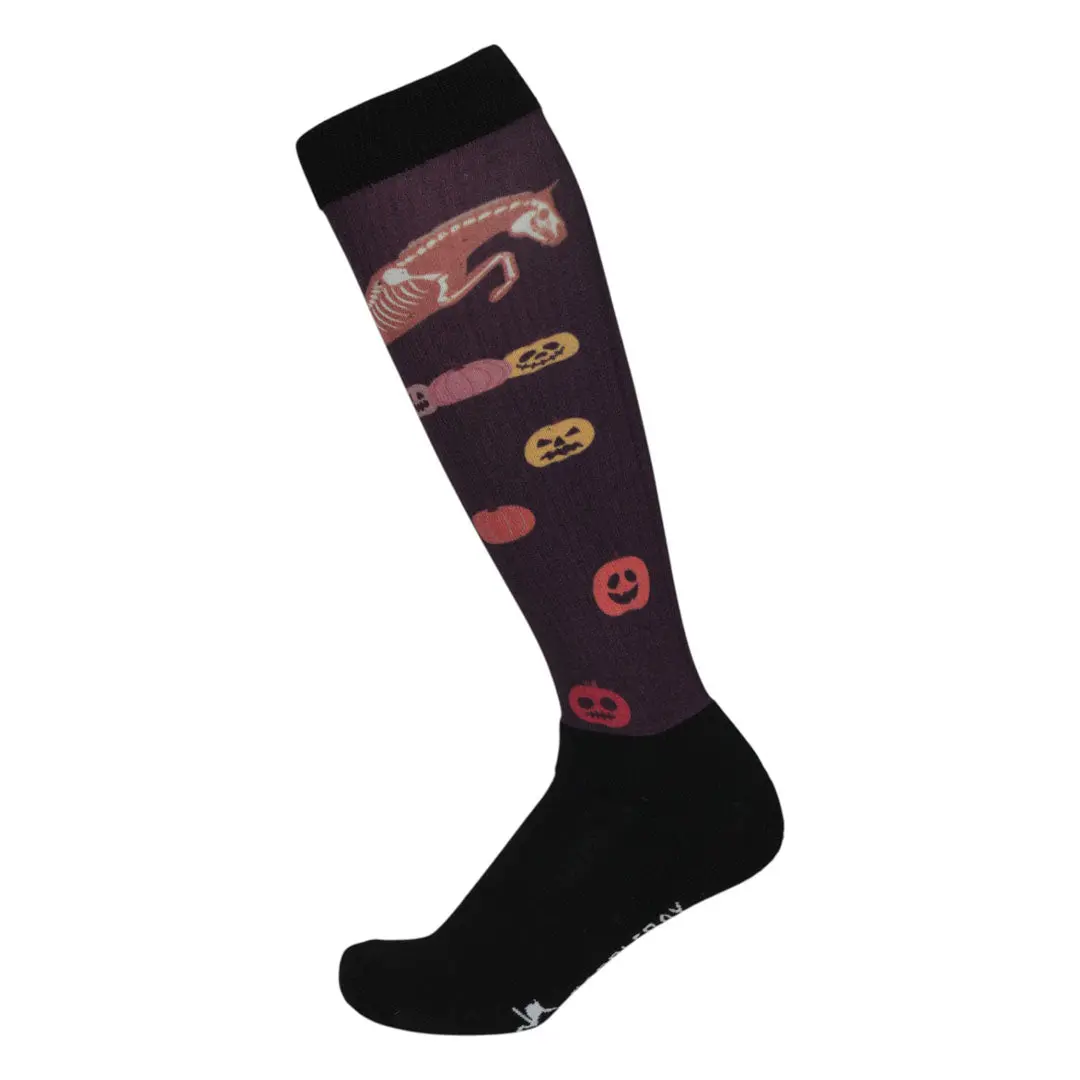 Dapplebay Pumpkin Jumper Slick Boot Socks 1