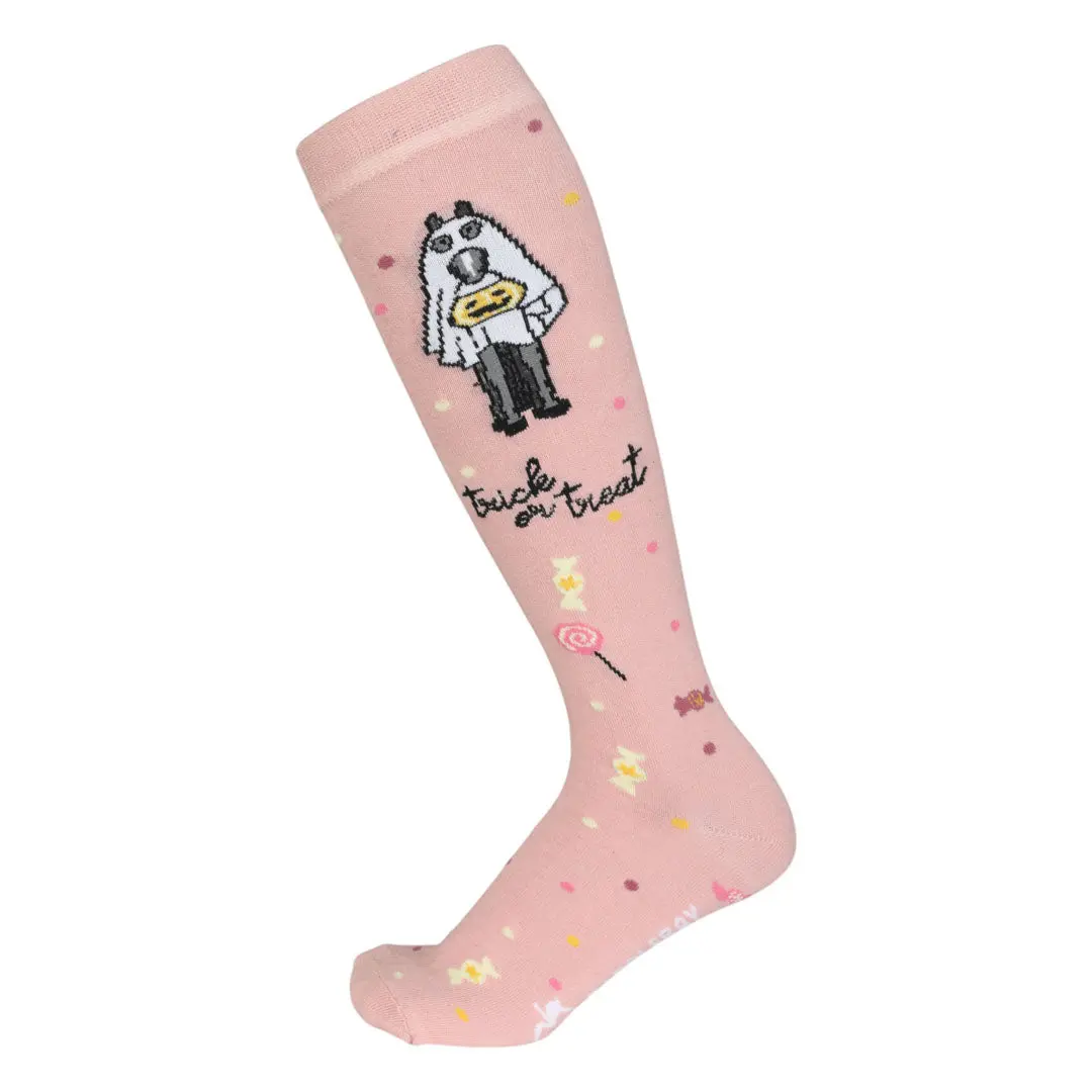 Dapplebay Trick Or Treat Knit Boot Socks 1