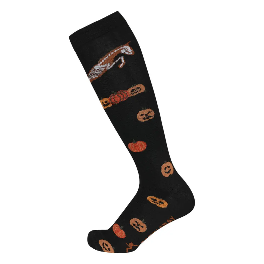 Dapplebay Pumpkin Jumper Knit Boot Socks 1
