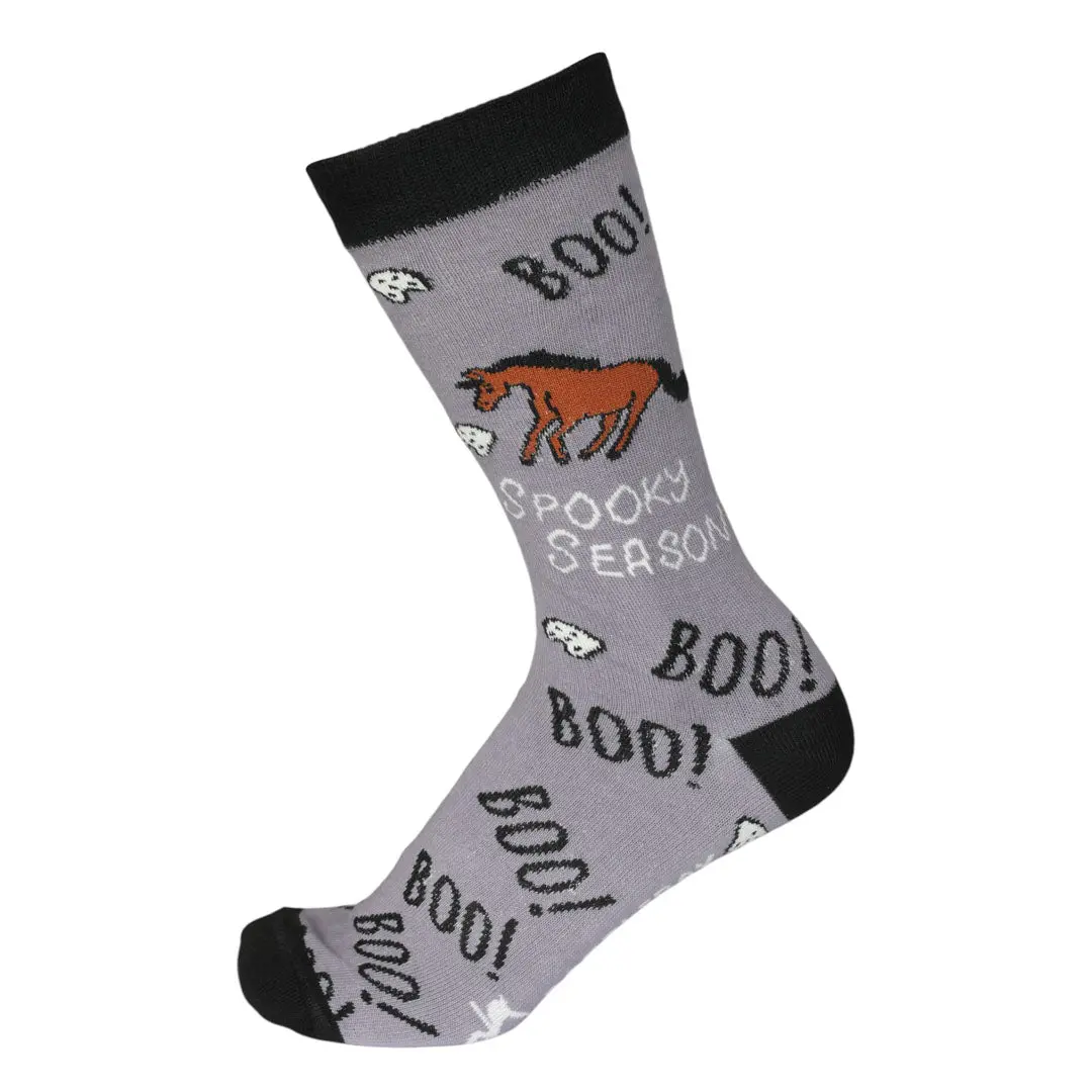 Dapplebay Spooky Season Knit Crew Socks 1