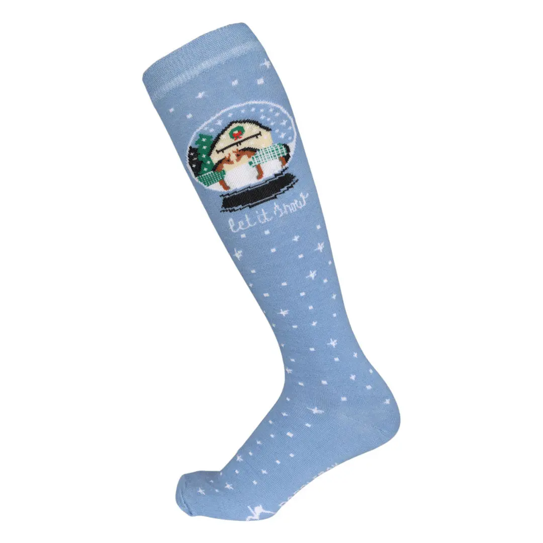 Dapplebay Let It Snow Knit Boot Socks 1