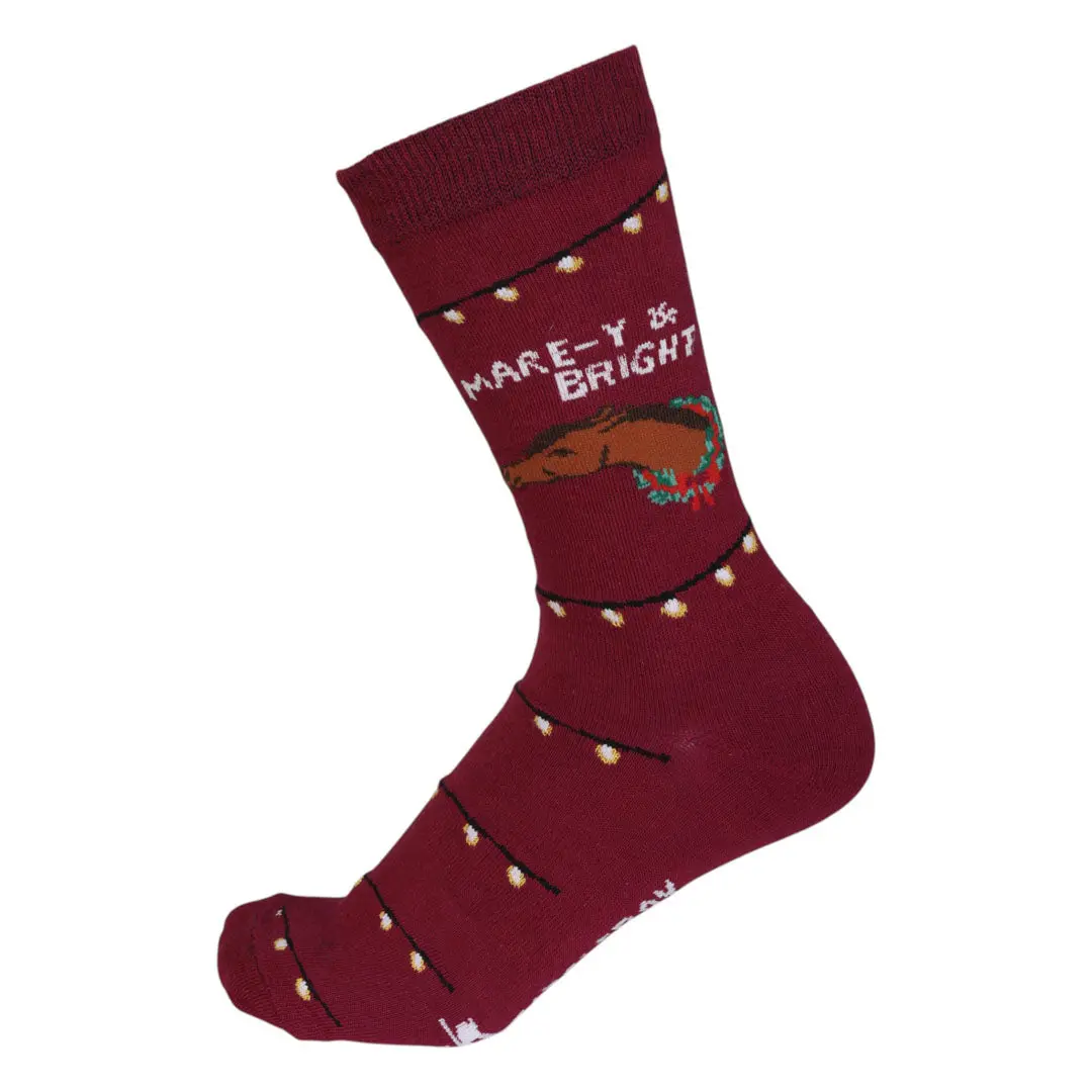 Dapplebay Mare-Y & Bright Knit Crew Socks 1