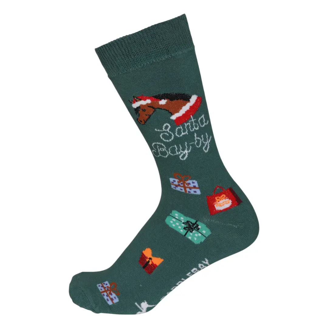 Dapplebay Santa Bay-By Knit Crew Socks 1