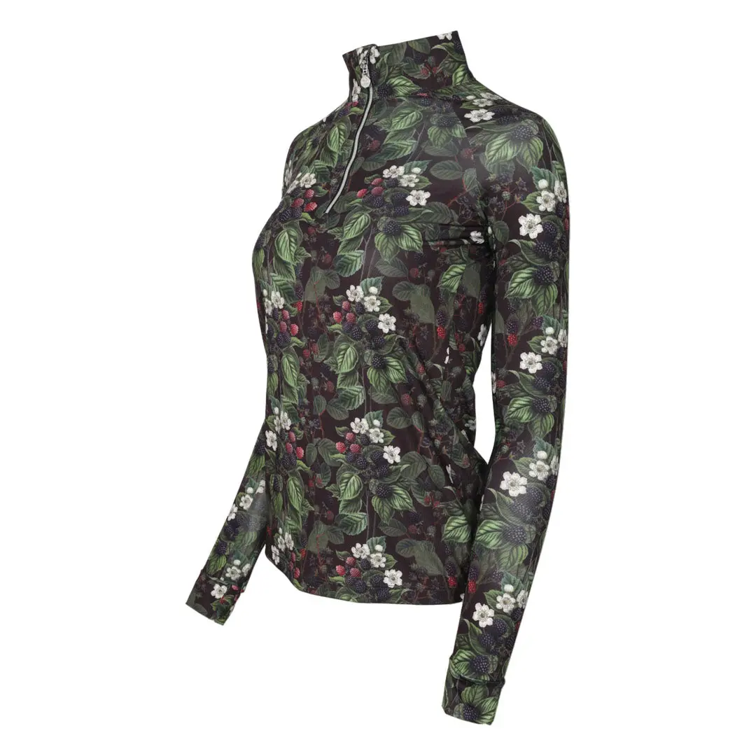 Dapplebay Blackberry Daze 1/4 Zip Riding Top 2