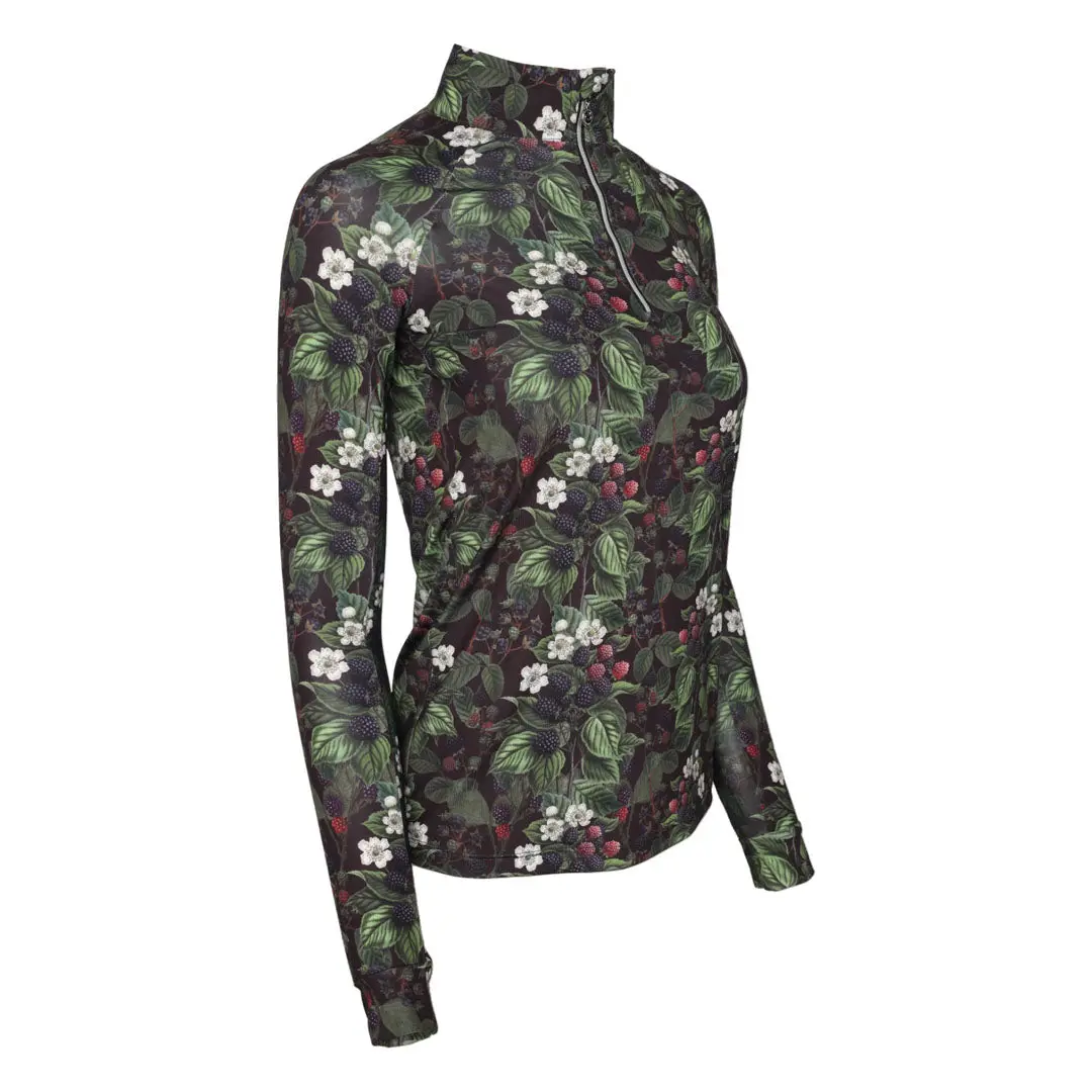 Dapplebay Blackberry Daze 1/4 Zip Riding Top 4