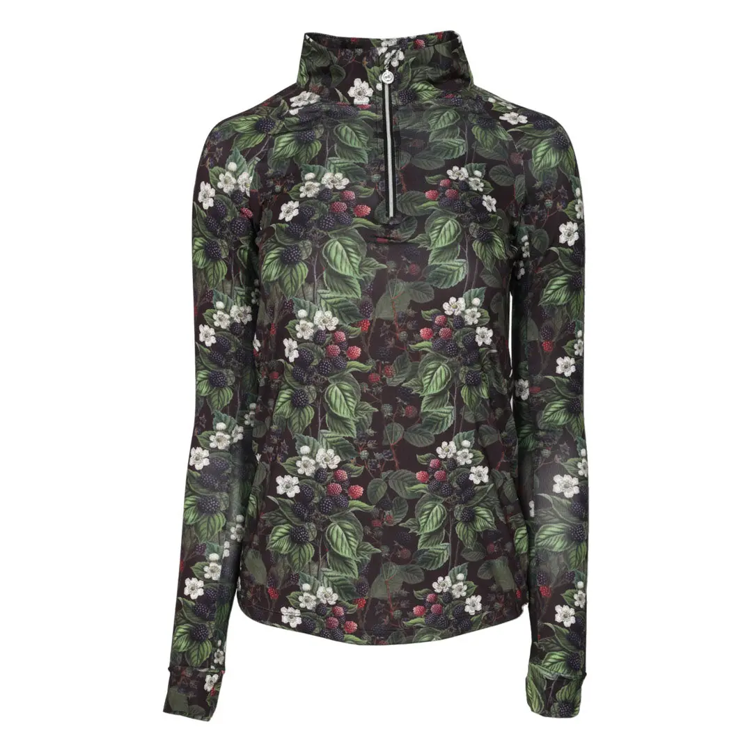 Dapplebay Blackberry Daze 1/4 Zip Riding Top 5