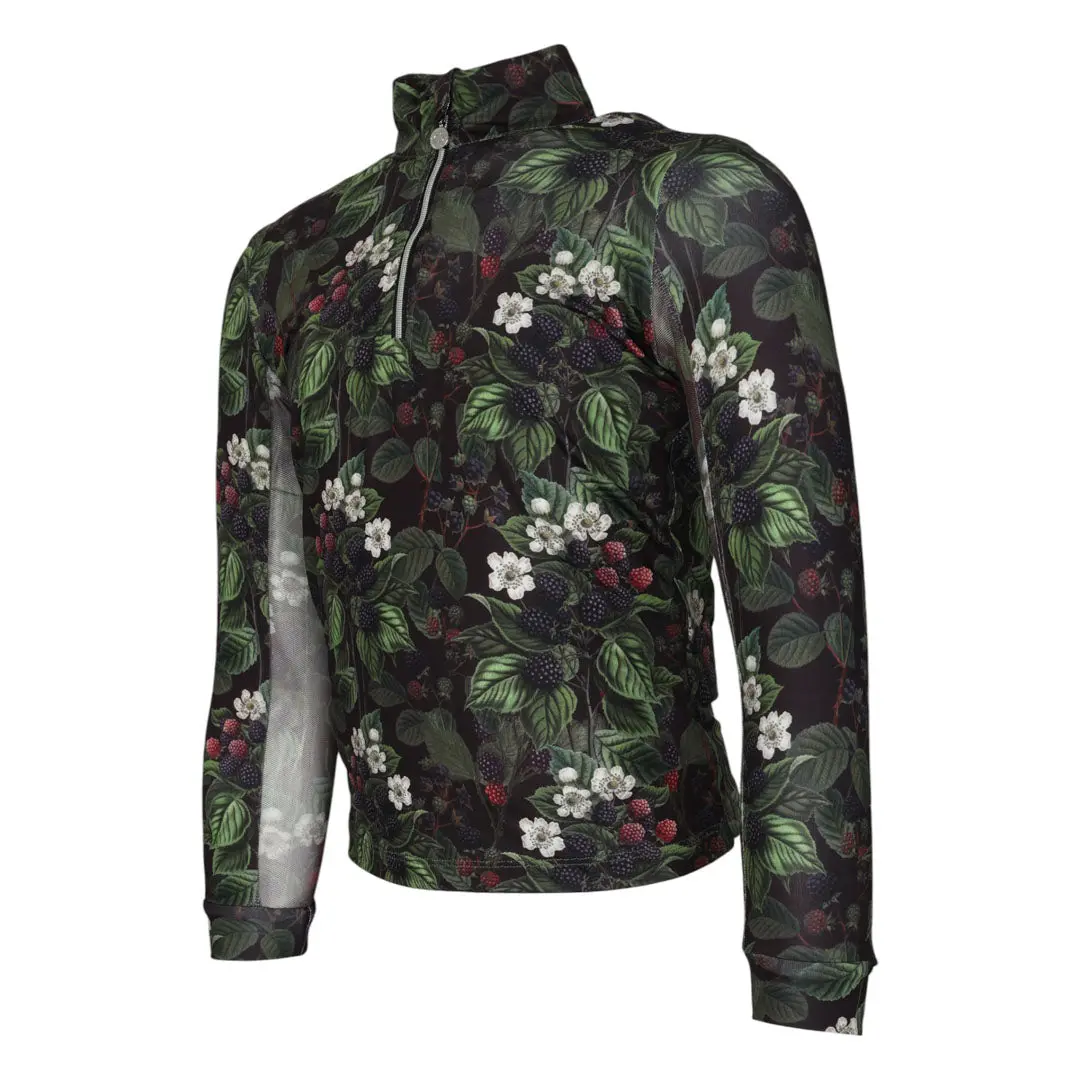 Dapplebay Blackberry Daze Kid's 1/4 Zip Riding Top 1
