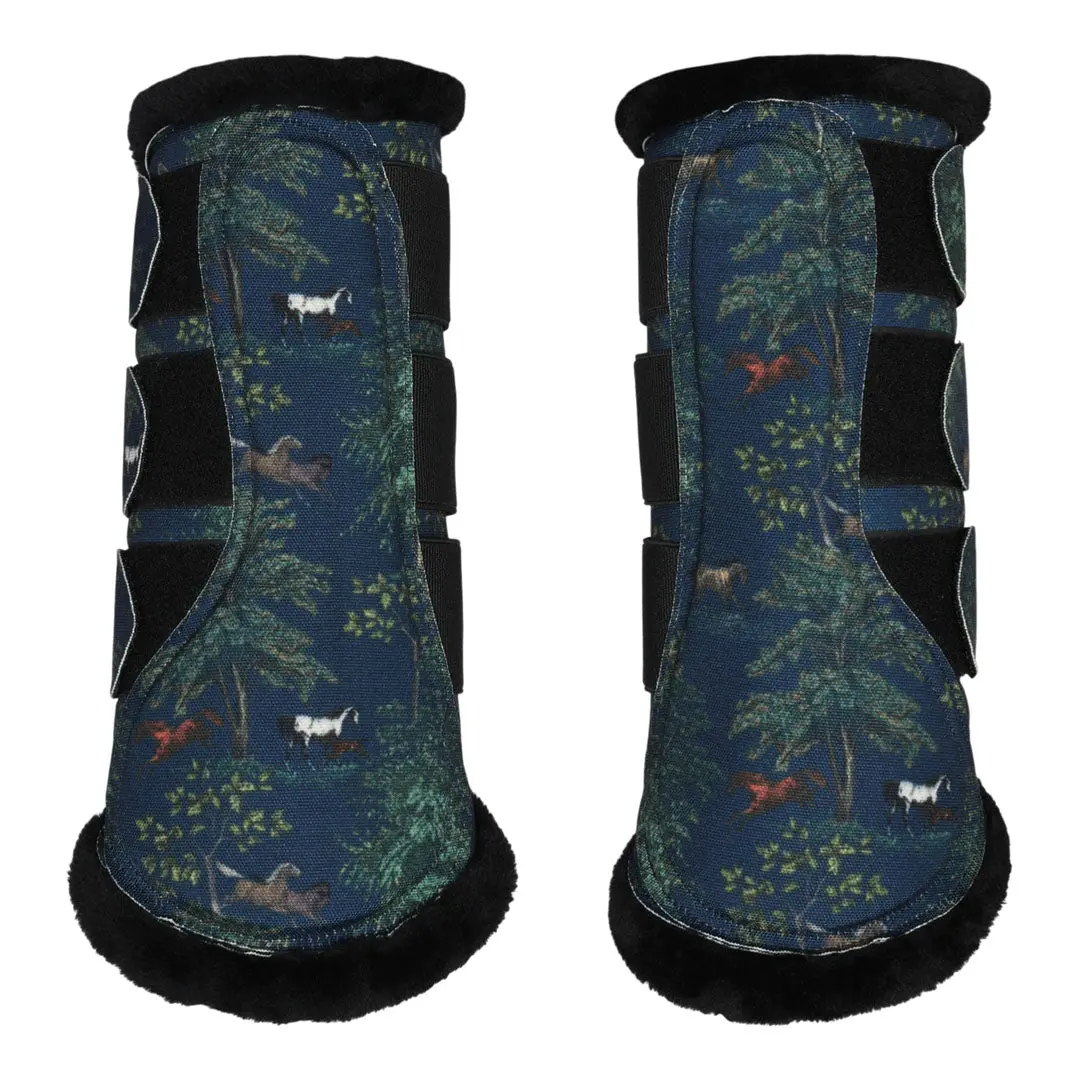 Dapplebay Autumn Toile Brush Boots 1
