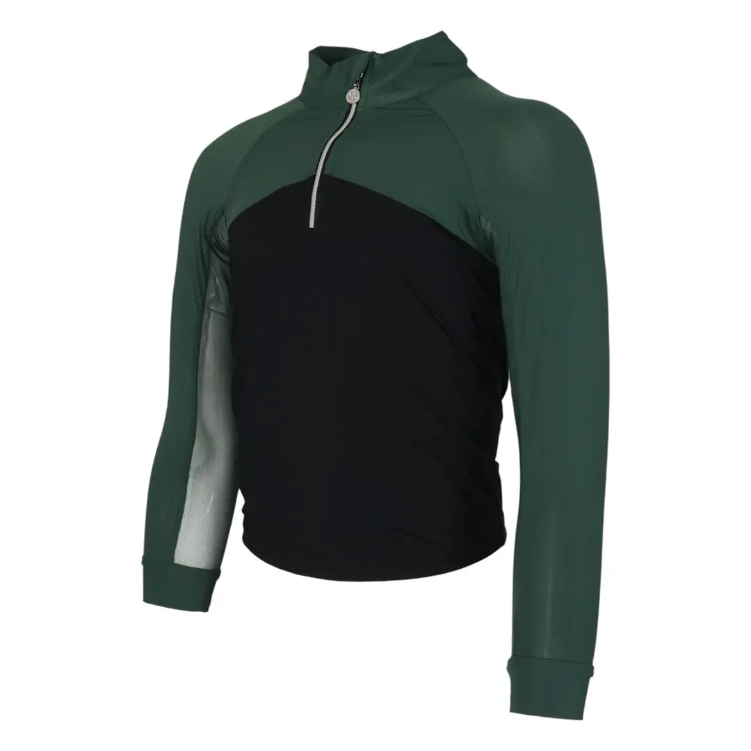 Dapplebay Lady Kids' Quarter-Zip Riding Shirt - Image 2