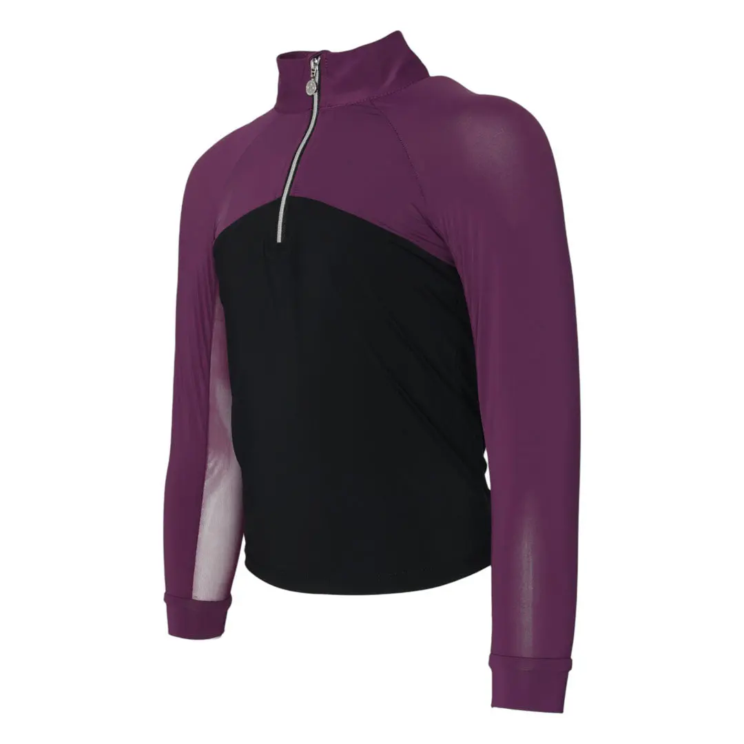 Dapplebay Lady Kids' Quarter-Zip Riding Shirt - Image 3