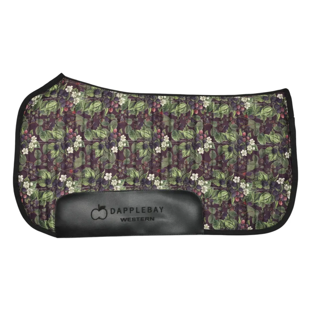 Dapplebay Blackberry Daze Western Saddle Pad 1