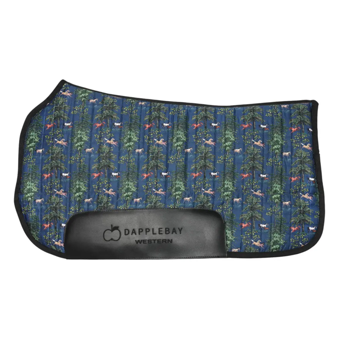 Dapplebay Autumn Toile Western Saddle Pad 1