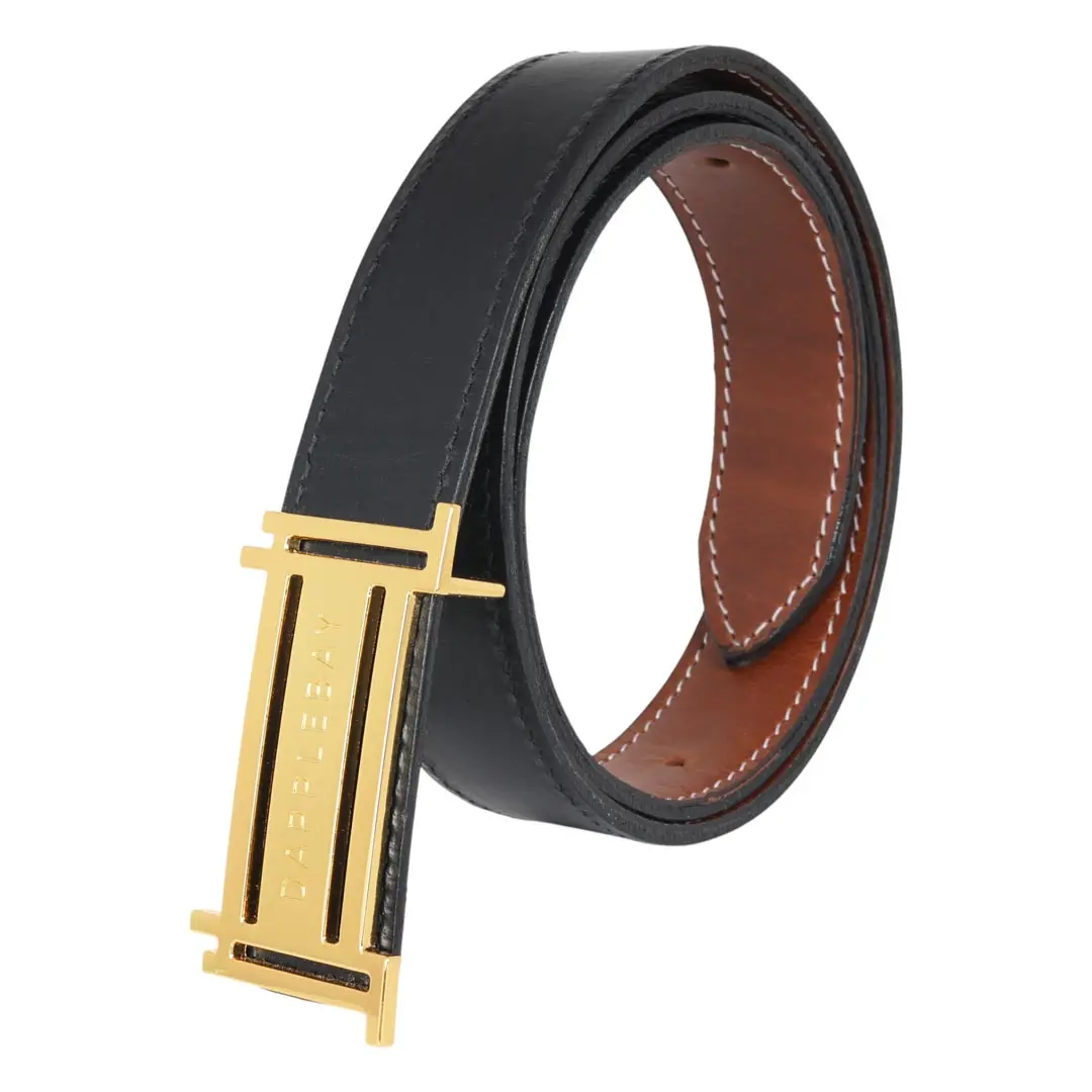 Dapplebay Reversible Jump Belt - Gold 2