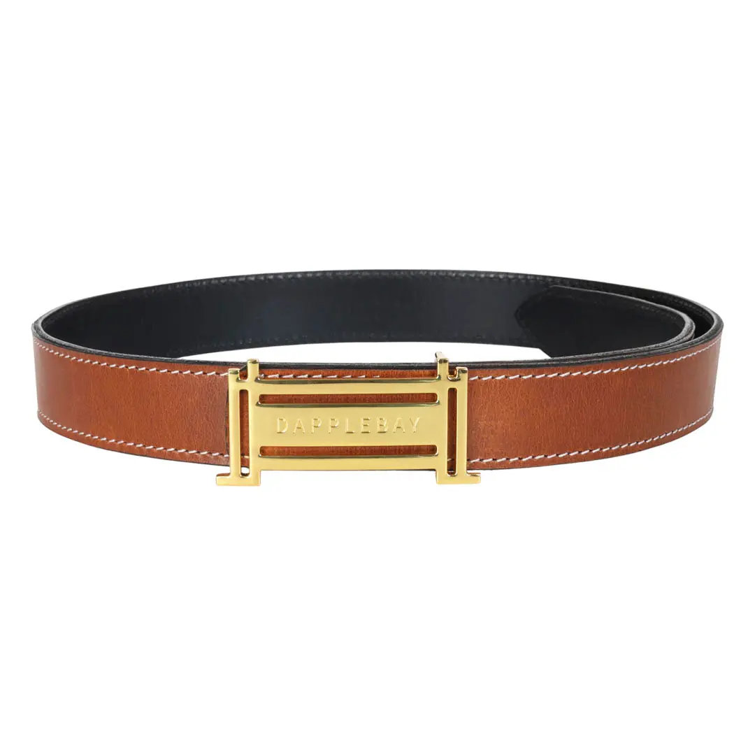 Dapplebay Reversible Jump Belt - Gold 3