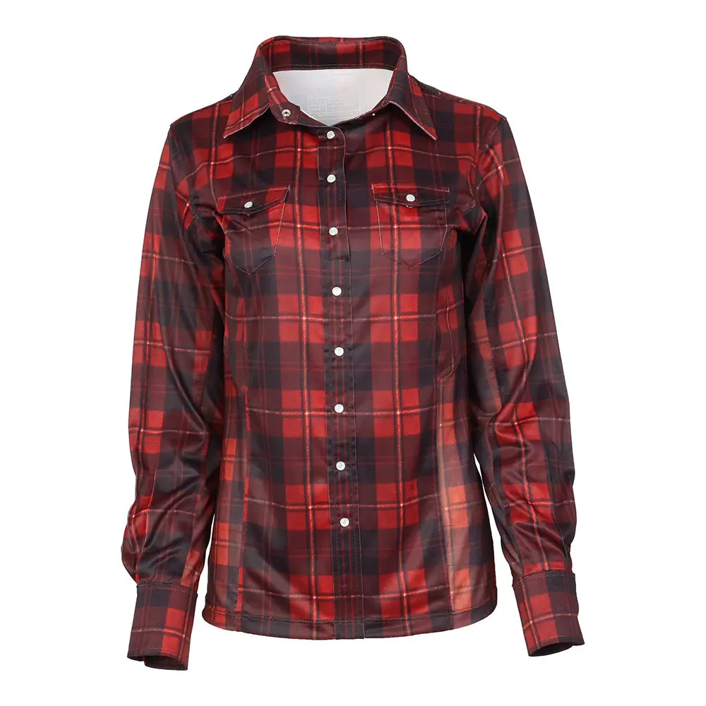 Dapplebay Holiday Plaid Western Top 8