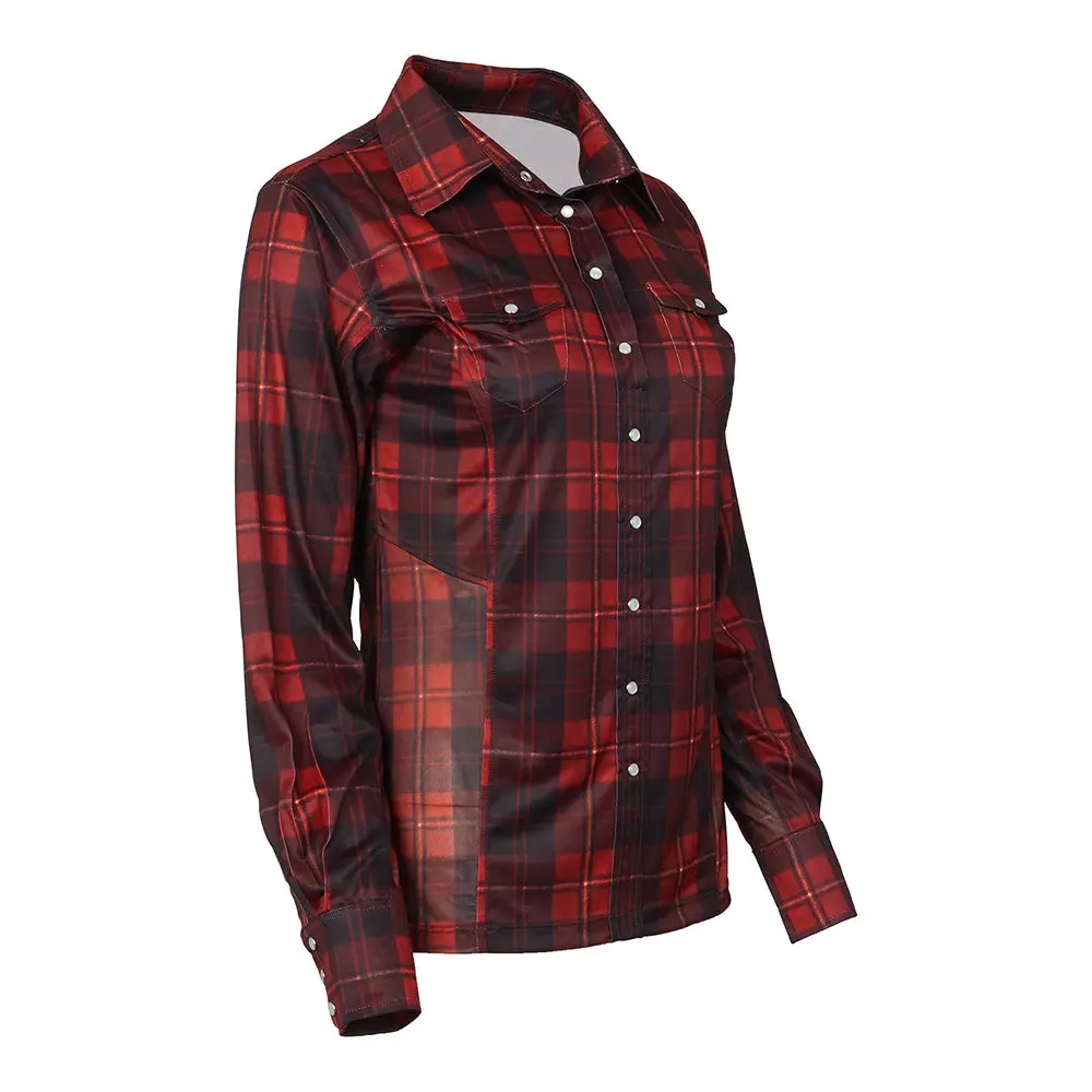 Dapplebay Holiday Plaid Western Top 7