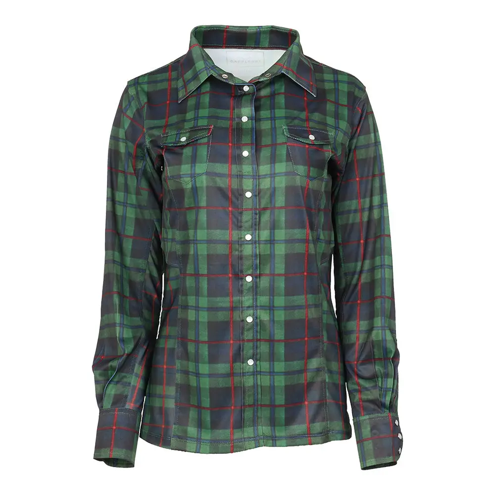 Dapplebay Holiday Plaid Western Top 10