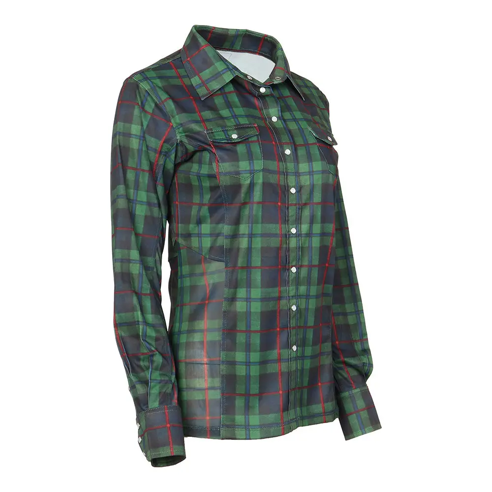 Dapplebay Holiday Plaid Western Top 11