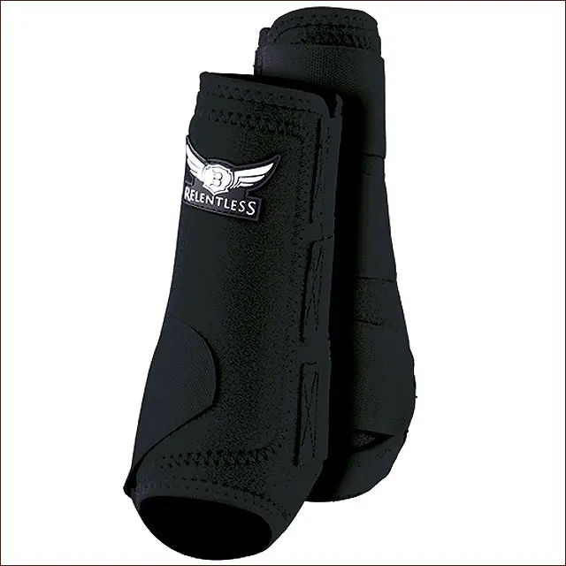 Black Cactus Ropes Trevor Brazile Relentless Front Rear Sport Bell Boot 6 Pack Horse Leg Small Medium Large 2