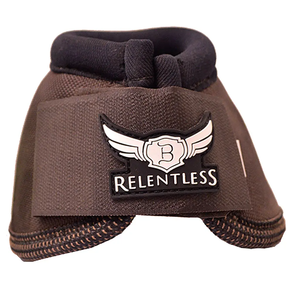 Cactus Ropes Relentless Strikeforce Nylon Horse Leg Bell Boots Chocolate 1